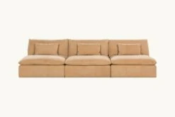 Aria Leather Sectional -SIXPENNY STORE aria leather sectional sofa meridian leather mojave glow product