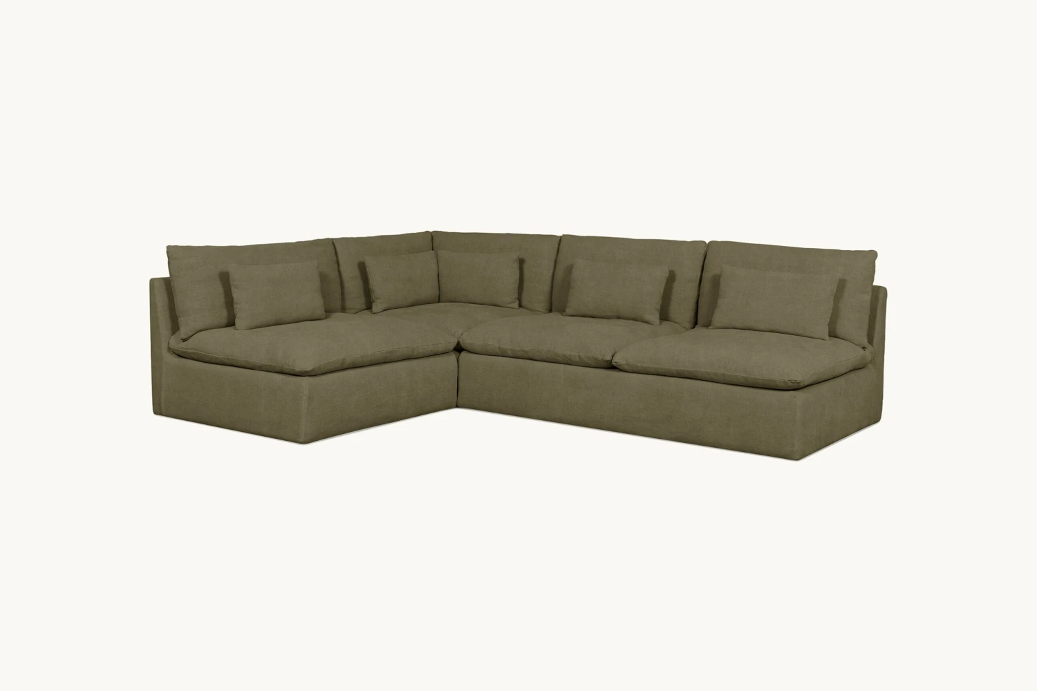 Aria L-Shape Sectional Slipcover Only 9 Aria L-Shape Sectional Slipcover Only - Image 9