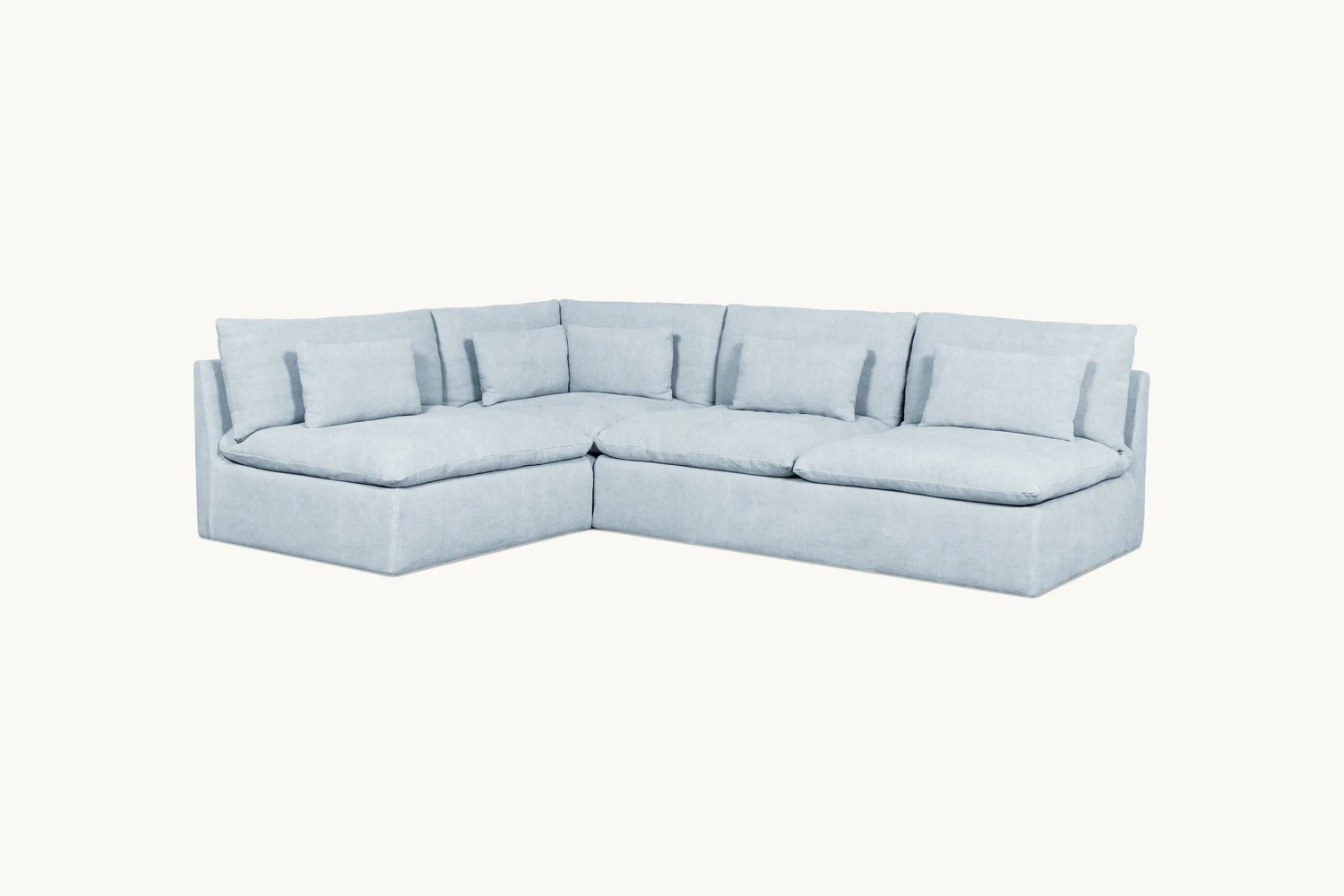 Aria L-Shape Sectional Slipcover Only 7 Aria L-Shape Sectional Slipcover Only - Image 7