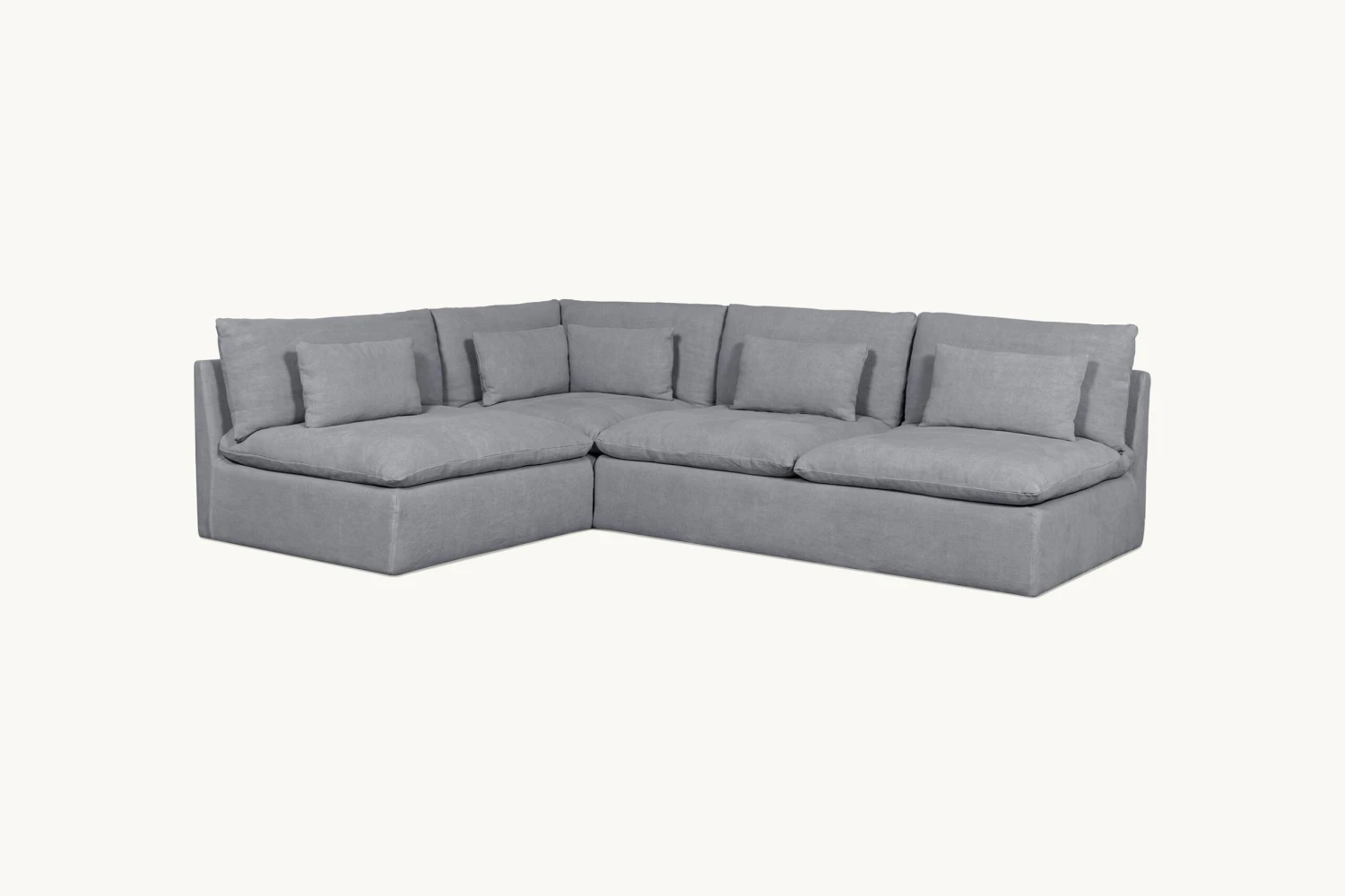 Aria L-Shape Sectional Slipcover Only 16 Aria L-Shape Sectional Slipcover Only - Image 16