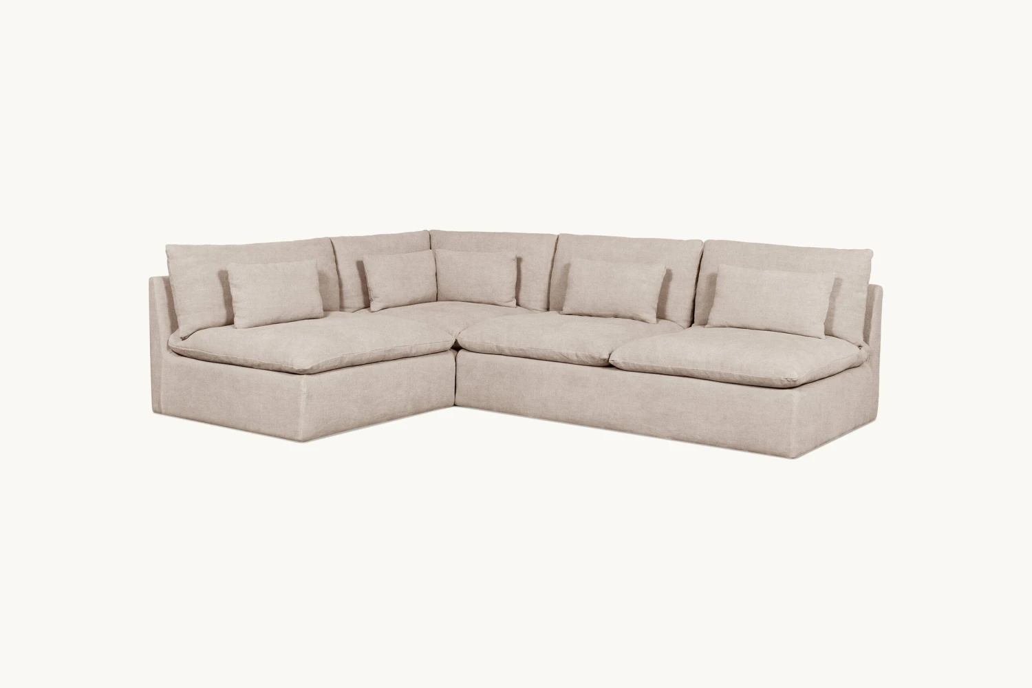 Aria L-Shape Sectional Slipcover Only 15 Aria L-Shape Sectional Slipcover Only - Image 15