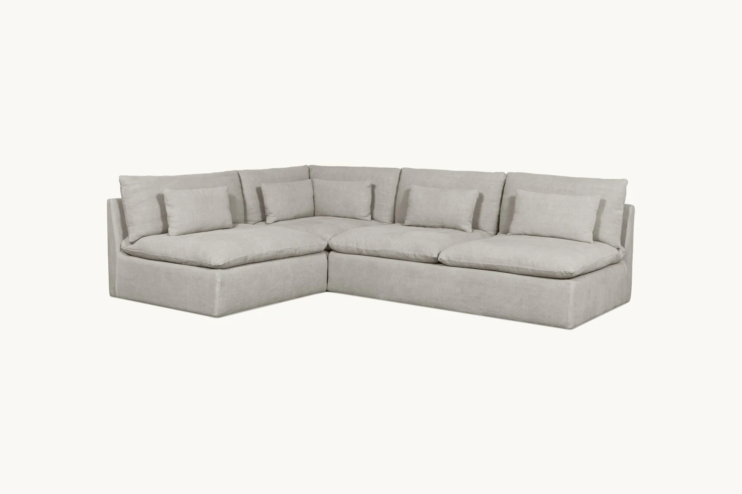 Aria L-Shape Sectional Slipcover Only 2 Aria L-Shape Sectional Slipcover Only - Image 2