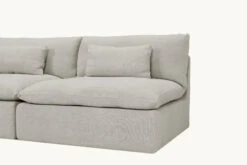 Aria L-Shape Sectional 24 Aria L-Shape Sectional -SIXPENNY STORE aria lshape medium weight linen jasmine rice product PDP5 long slipcover