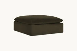Aria Ottoman 25 Aria Ottoman -SIXPENNY STORE aria ottoman washed cotton velvet midnight nori product