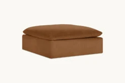 Aria Ottoman Slipcover Only -SIXPENNY STORE aria ottoman washed cotton velvet sugar rush product slipcover