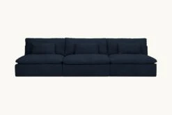 Aria Sectional Slipcover Only 30 Aria Sectional Slipcover Only -SIXPENNY STORE aria sectional sofa cotton canvas ancient indigo product slipcover