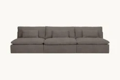 Aria Sectional Slipcover Only 31 Aria Sectional Slipcover Only -SIXPENNY STORE aria sectional sofa cotton canvas moon dust product slipcover