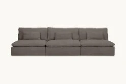 Aria Sectional -SIXPENNY STORE aria sectional sofa cotton canvas moon dust product b6222945 35fd 4550 9d17 11282b3f005c