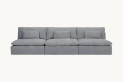 Aria Sectional Slipcover Only 36 Aria Sectional Slipcover Only -SIXPENNY STORE aria sectional sofa light weight linen ink cap product slipcover