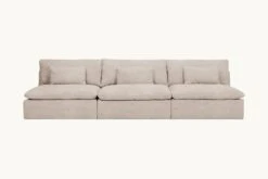 Aria Sectional Slipcover Only 35 Aria Sectional Slipcover Only -SIXPENNY STORE aria sectional sofa light weight linen oat flour product slipcover