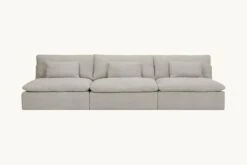 Aria Sectional -SIXPENNY STORE aria sectional sofa medium weight linen jasmine rice product