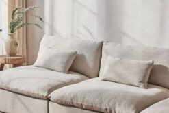 Aria Sectional -SIXPENNY STORE aria sectional sofa medium weight linen jasmine rice product PDP6 df1aa9a4 2c13 4b01 ac03 8527fcfe032c