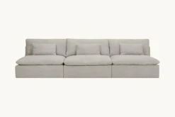 Aria Sectional Slipcover Only 25 Aria Sectional Slipcover Only -SIXPENNY STORE aria sectional sofa medium weight linen jasmine rice product slipcover