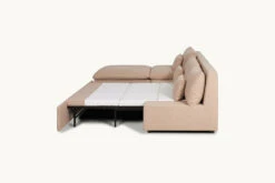 Aria Sleeper Chaise Sectional -SIXPENNY STORE aria sleeper chaise sectional recycled poly linen golden reed product pdp5