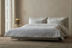 Aria Sleeper Sofa -SIXPENNY STORE aria sleeper sofa recycled poly linen young coconut product PDP9 full