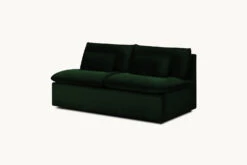 Aria Sleeper Sofa -SIXPENNY STORE aria sleeper washed cotton velvet emerald city product full