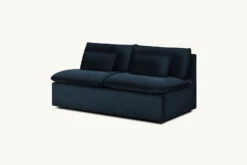 Aria Sleeper Sofa -SIXPENNY STORE aria sleeper washed cotton velvet star sapphire product full