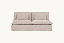 Aria Sofa -SIXPENNY STORE aria sofa light weight linen oat flour product 72 slipcover