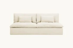 Aria Sofa Slipcover Only -SIXPENNY STORE aria sofa medium weight linen warm oatmeal product 84 slipcover