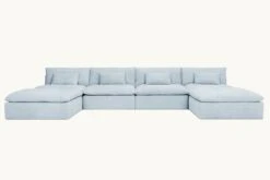 Aria U-Shape Sectional -SIXPENNY STORE aria ushape sectional cotton linen salt water product 9faa032c cecf 4e17 8e74 1012522b5171