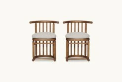 Bene Dining Chair (2pc) -SIXPENNY STORE bene dining chair medium weight linen jasmine rice product PDP3 heritage ash