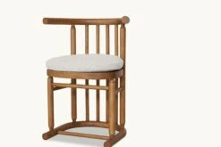 Bene Dining Chair Slipcover Only (1pc) 25 Bene Dining Chair Slipcover Only (1pc) -SIXPENNY STORE bene dining chair medium weight linen jasmine rice product PDP6 slipcover