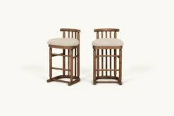 Bene Dining Stool (2pc) 33 Bene Dining Stool (2pc) -SIXPENNY STORE bene dining stool cotton canvas beach walk product counter