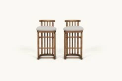 Bene Dining Stool (2pc) 22 Bene Dining Stool (2pc) -SIXPENNY STORE bene dining stool medium weight linen jasmine rice heritage ash product pdp2 bar