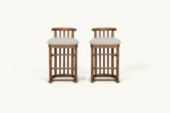 Bene Dining Stool (2pc) 28 Bene Dining Stool (2pc) -SIXPENNY STORE bene dining stool medium weight linen jasmine rice heritage ash product pdp2 counter