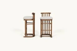 Bene Dining Stool (2pc) 23 Bene Dining Stool (2pc) -SIXPENNY STORE bene dining stool medium weight linen jasmine rice heritage ash product pdp4 bar