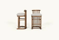Bene Dining Stool (2pc) 29 Bene Dining Stool (2pc) -SIXPENNY STORE bene dining stool medium weight linen jasmine rice heritage ash product pdp4 counter