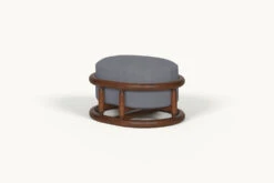 Bene Ottoman Slipcover Only -SIXPENNY STORE bene ottoman light weight linen ink cap product slipcover