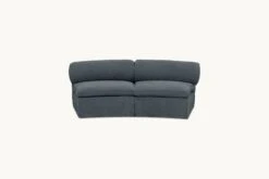 Camino Sectional -SIXPENNY STORE camino sectional sofa 2pc light weight linen black pepper product