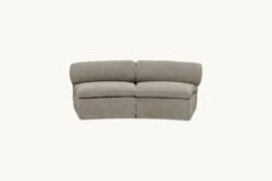 Camino Sectional -SIXPENNY STORE camino sectional sofa 2pc light weight linen cracked pepper product