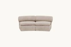 Camino Sectional Slipcover Only -SIXPENNY STORE camino sectional sofa 2pc light weight linen oat flour product slipcover