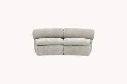Camino Sectional -SIXPENNY STORE camino sectional sofa 2pc medium weight linen jasmine rice product