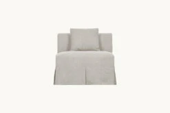 Dalia Armless Chair Slipcover Only -SIXPENNY STORE dalia armless chair medium weight linen jasmine rice product pdp2 slipcover