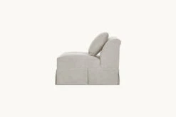 Dalia Armless Chair Slipcover Only -SIXPENNY STORE dalia armless chair medium weight linen jasmine rice product pdp4 slipcover