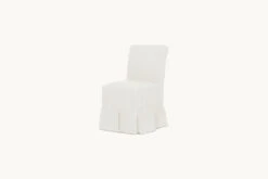 Dalia Armless Dining Chair Slipcover Only (1pc) -SIXPENNY STORE dalia armless dining chair light weight linen water lily product slipcover