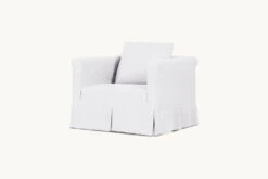 Dalia Chair -SIXPENNY STORE dalia chair cotton linen pacific pearl product