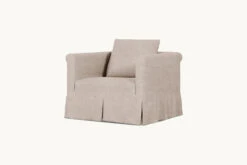 Dalia Chair -SIXPENNY STORE dalia chair light weight linen oat flour product