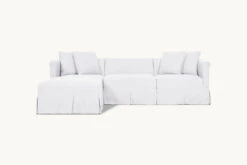 Dalia Chaise Sectional -SIXPENNY STORE dalia chaise sectional cotton linen pacific pearl product 4pc 1ae8f433 66cf 414b bebb bcb341736317