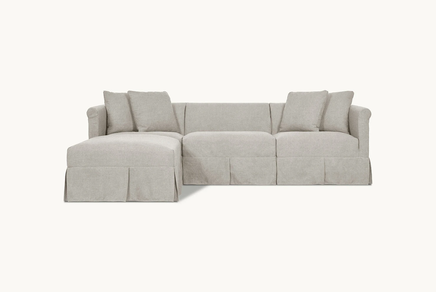 Dalia Chaise Sectional Slipcover Only 2 Dalia Chaise Sectional Slipcover Only - Image 2