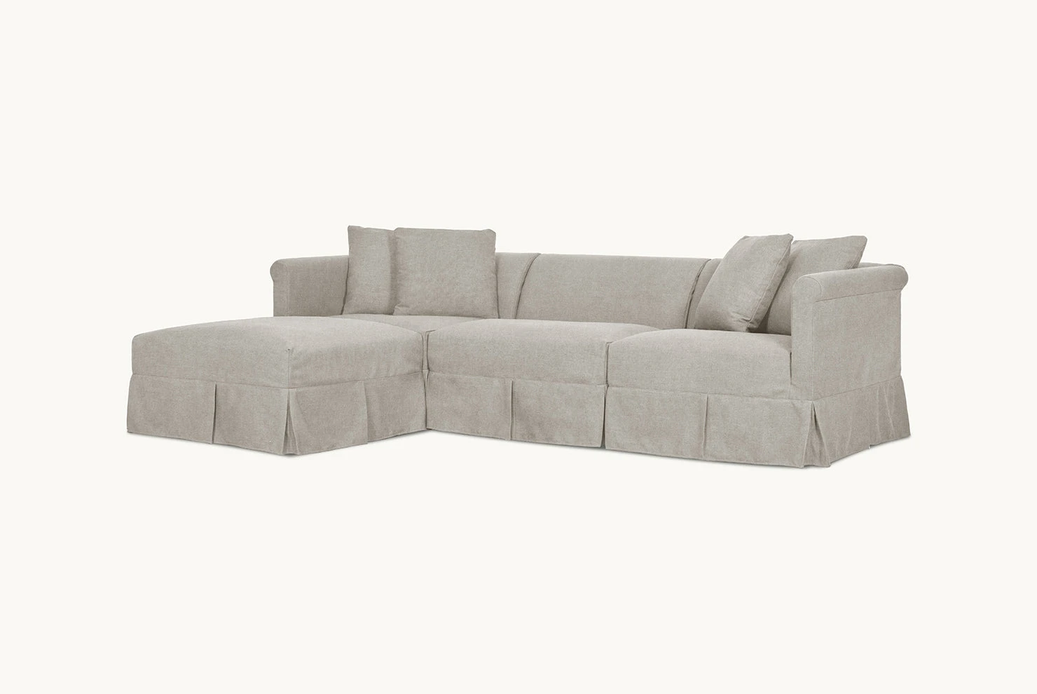 Dalia Chaise Sectional Slipcover Only 3 Dalia Chaise Sectional Slipcover Only - Image 3