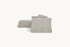 Dalia Chaise Sectional -SIXPENNY STORE dalia chaise sectional medium weight linen jasmine rice product pdp4 4pc