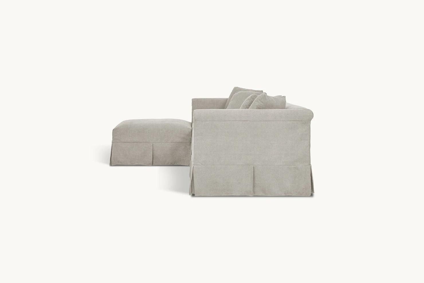 Dalia Chaise Sectional Slipcover Only 4 Dalia Chaise Sectional Slipcover Only - Image 4