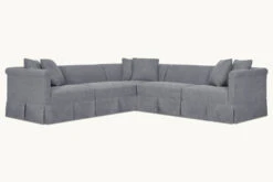 Dalia Corner Sectional Slipcover Only 29 Dalia Corner Sectional Slipcover Only -SIXPENNY STORE dalia corner sectional light weight linen ink cap product slipcover