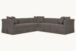 Dalia Corner Sectional 30 Dalia Corner Sectional -SIXPENNY STORE dalia corner sectonal cotton canvas moon dust product