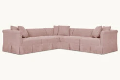 Dalia Corner Sectional 34 Dalia Corner Sectional -SIXPENNY STORE dalia corner sectonal cotton linen sundazed coral product
