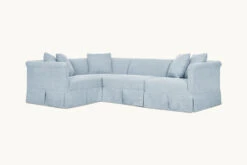 Dalia L-Shape Sectional Slipcover Only 32 Dalia L-Shape Sectional Slipcover Only -SIXPENNY STORE dalia lshape sectional cotton linen salt water product slipcover